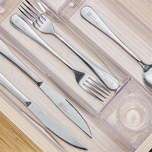 Transparent Cutlery Tray