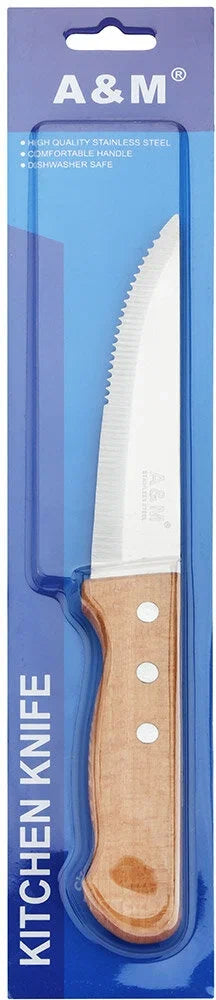 Wooden Handle Kitchen Knife