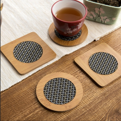 Wooden Tea Coaster Pack of 6